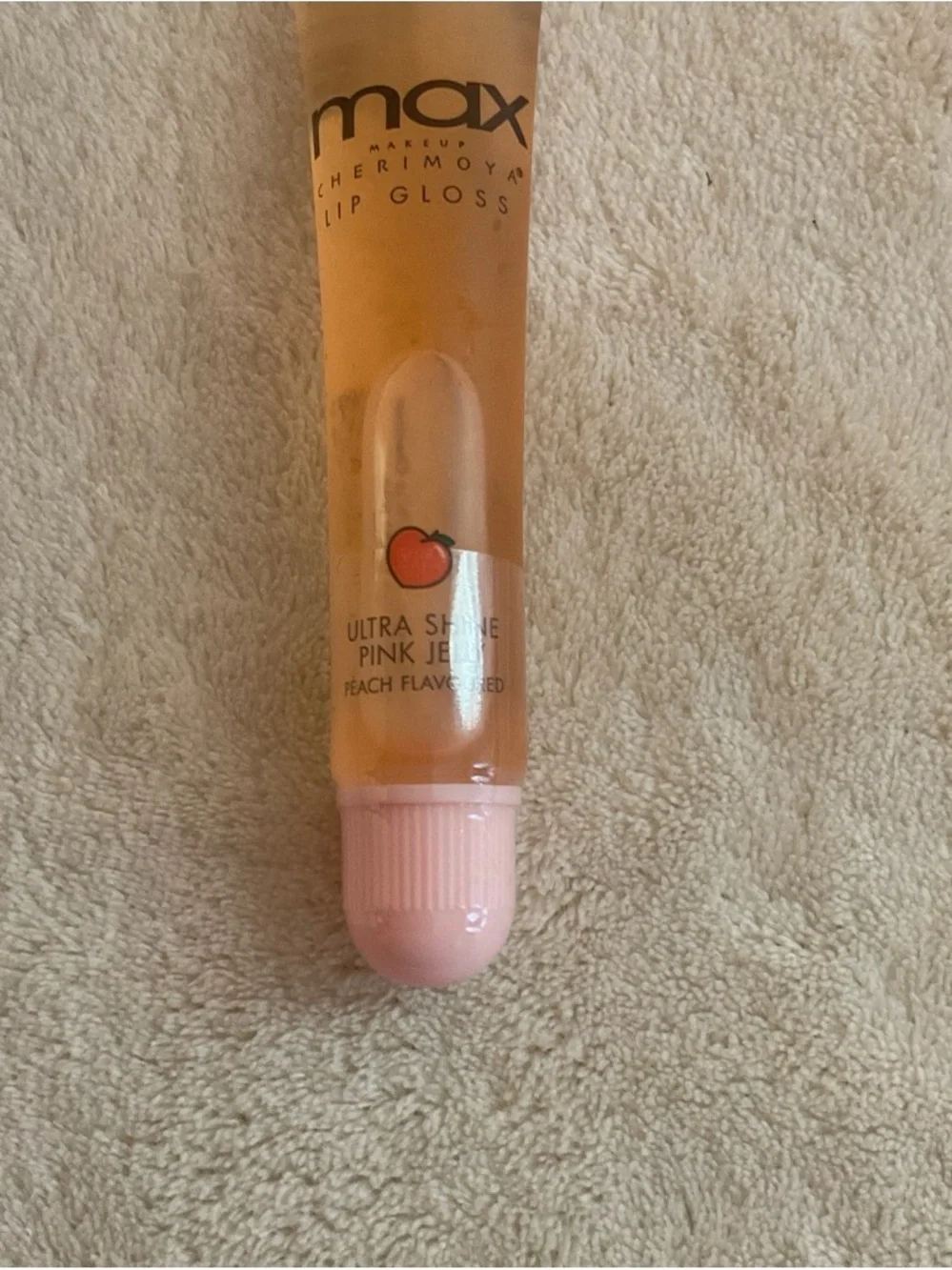 Pink Jelly Peach Lip Gloss - Pink